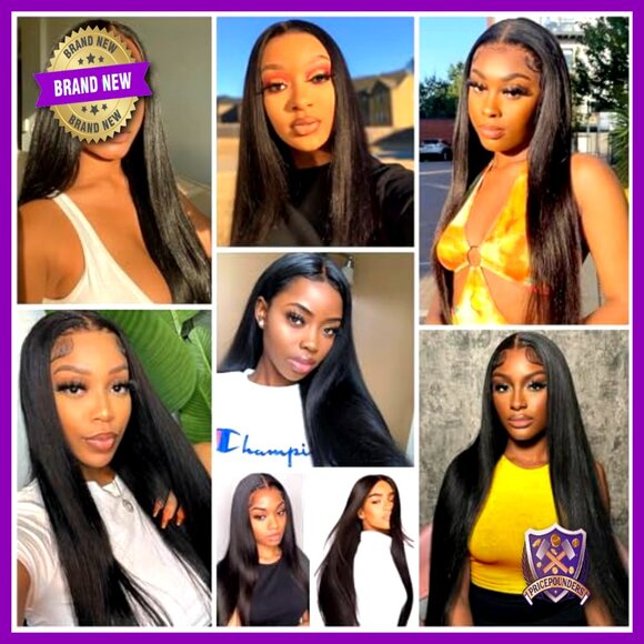 3 Bundles Brazilian Human Hair Extensions 22 24 26 Inch Straight main image 5